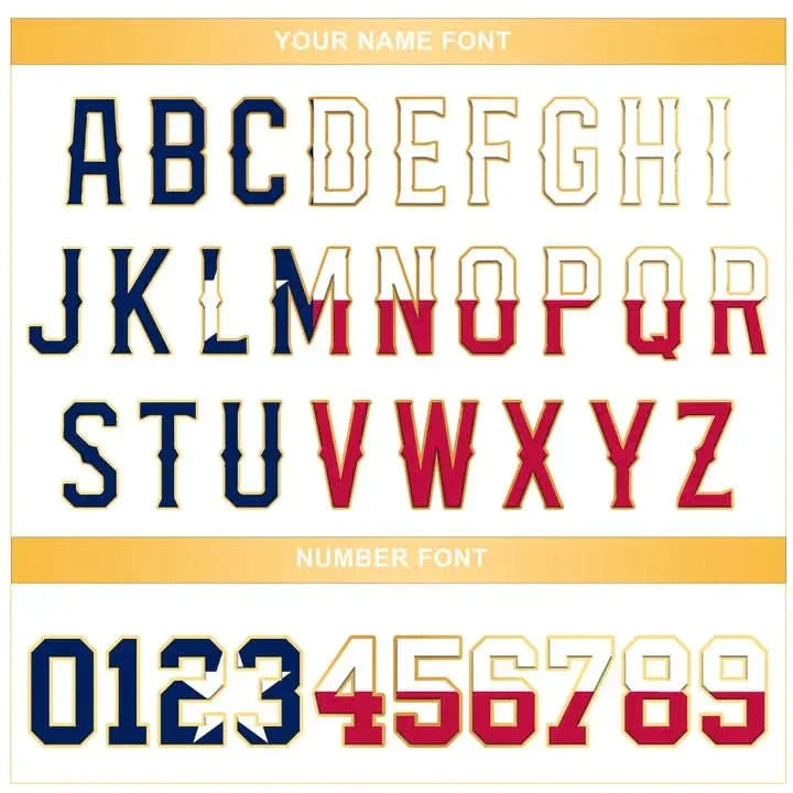 CUSTOM WHITE GOLD TEXAS FLAG BASEBALL JERSEY - EMBROIDERED